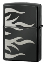 Zippo Ebony Flames